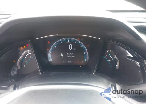 2019 Honda Civic Lx из США, поврежденный, VIN 2HGFC2F68KH603089